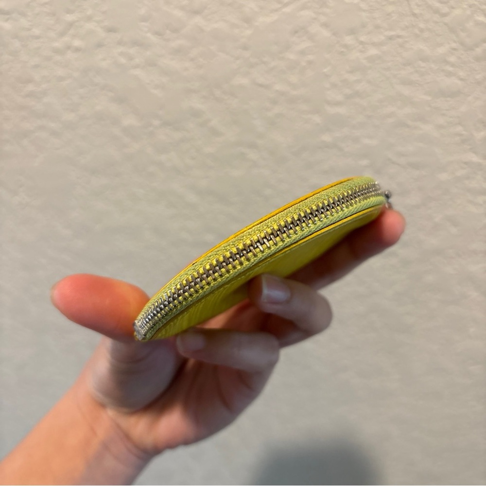 Loewe Yellow Leather Coin Purse - Picture 7 of 9